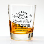Verre A Shot Funny Personnalisé Anniversaire Vintage Âgé À La P<br><div class="desc">Personnalisez facilement ce vintage verre tourné "Aged to Perfection" avec une année, nom et message d'anniversaire personnalisés. Pour modifier ce modèle de conception, modifiez les champs de texte comme indiqué ci-dessus. Vous pouvez facilement ajouter du texte ou des images, customiser des polices et des couleurs. Offrez-vous un cadeau parfait pour...</div>