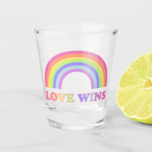 Verre A Shot Gagnants de l'amour - LGBTQ / Arc en ciel Gay prid