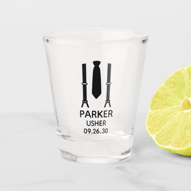 Verre A Shot Garde d'honneur en tenue de soirée (Devant)