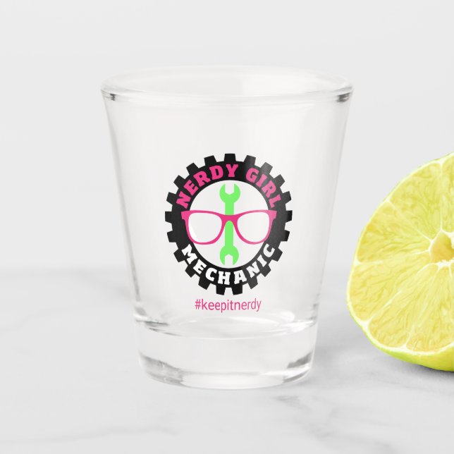Verre A Shot Gardez le verre Nerdy Shot (Devant)
