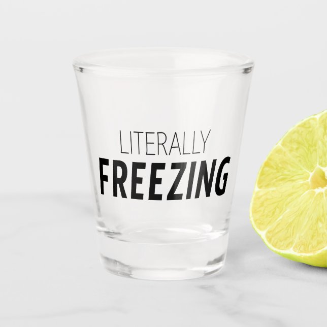 Verre A Shot Gel littéral (Devant)