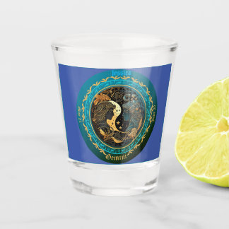 Verre A Shot Gemini Zodiac personnalisable