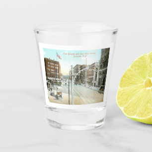 Verre A Shot Genesee & Water Street, Syracuse, New York Vintage