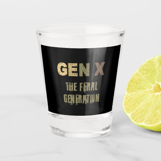 Verre A Shot GenX : Génération Feral (Devant)