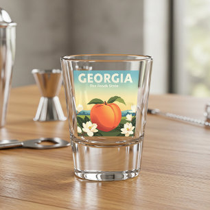 Verre A Shot Géorgie vintage