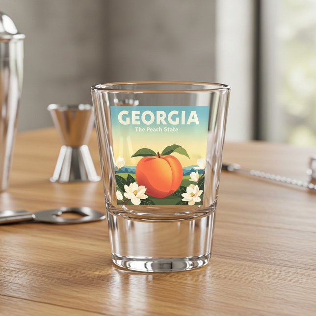 Verre A Shot Géorgie vintage (Créateur téléchargé)