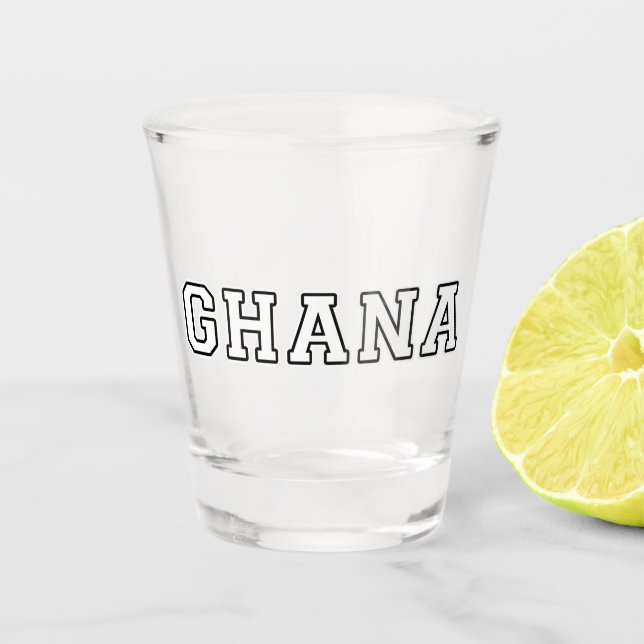 Verre A Shot Ghana (Devant)