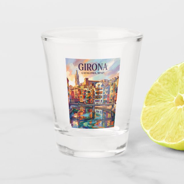 Verre A Shot Girona Espagne (Devant)