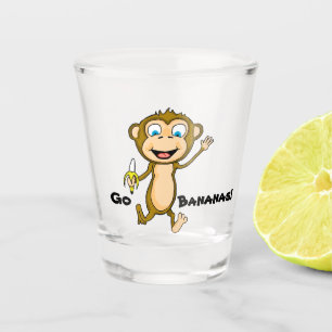 Verre A Shot Go Bananas Shot Glass