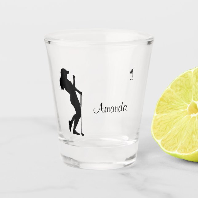 Verre A Shot Golfeuse personnelle  (Devant)