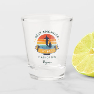 Verre A Shot Graduation 2024 Meilleur Ingénieur Par Par Golf Lo