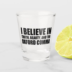 Verre A Shot Grammaire drôle   Oxford Comma