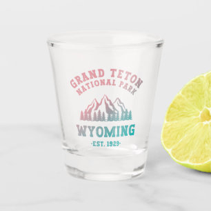 Verre A Shot Grand Teton National Park Wyoming USA Gradient