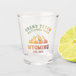 Verre A Shot Grand Teton National Park Wyoming USA Gradient