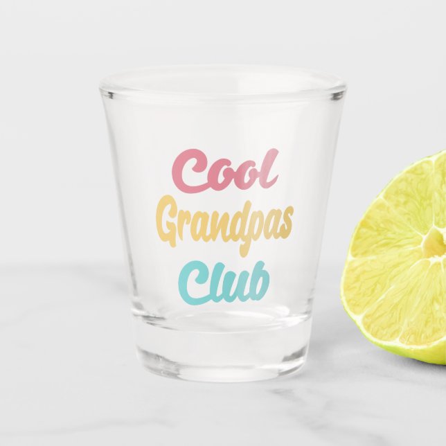 Verre A Shot Grandpas Club II cool (Devant)