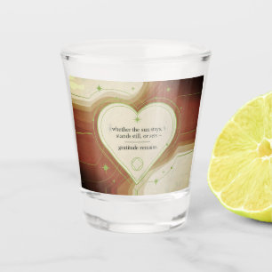 Verre A Shot Gratitude Remains™ : Amour Qui Demeure Vécu avec