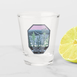 Verre A Shot Great Smoky Mountains National Park Retro
