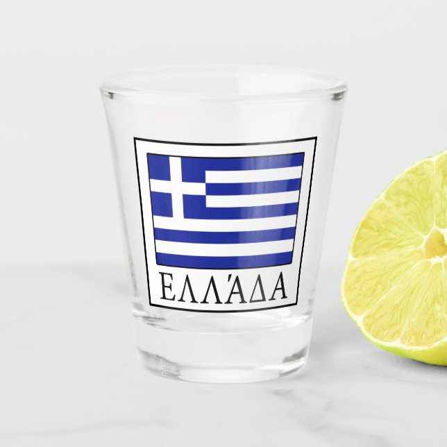 Verre A Shot Grèce (Devant)