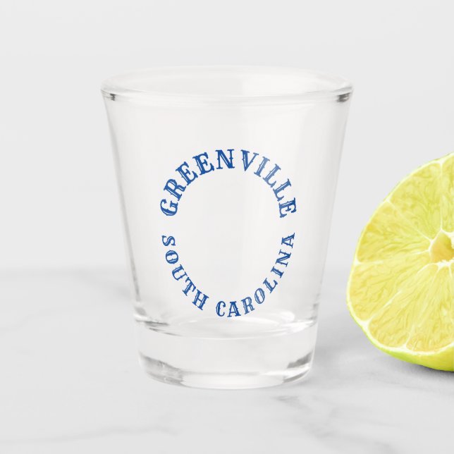 Verre A Shot Greenville, Caroline du Sud (Devant)