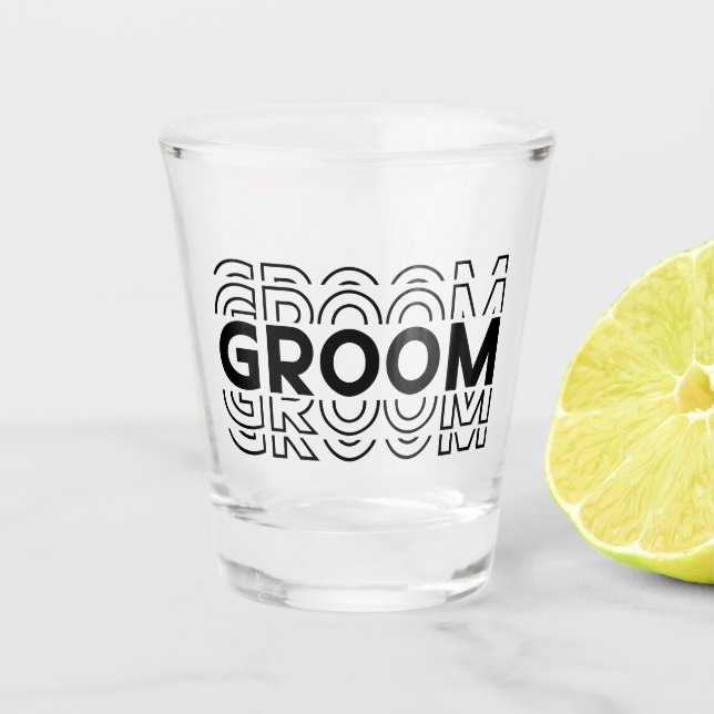 Verre A Shot Groom  (Devant)