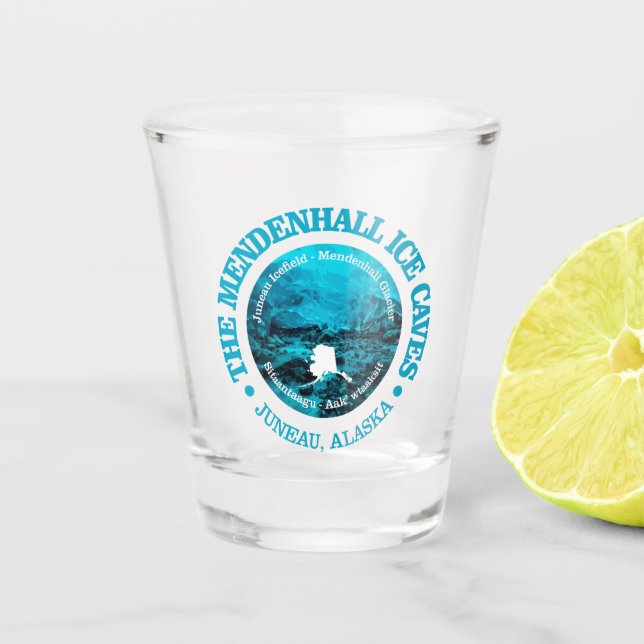 Verre A Shot Grottes de glace de Mendenhall (rd) (Devant)