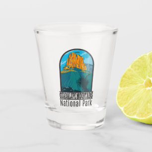 Verre A Shot Guadalupe Mountain National Park Texas Vintage