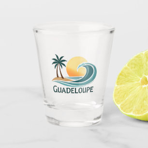 Verre A Shot Guadeloupe Vague Souvenir