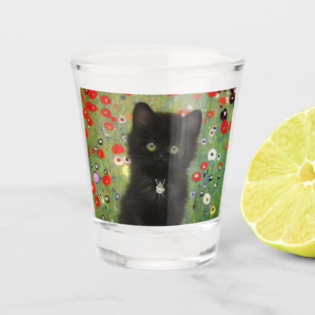 Verre A Shot Gustav Klimt Kitten (Devant)