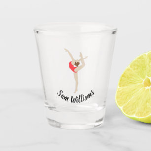 Verre A Shot Gymnaste féminine
