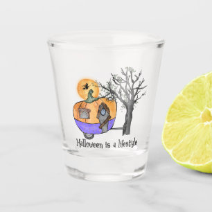 Verre A Shot Halloween est un mode de vie   Camper   Remorque