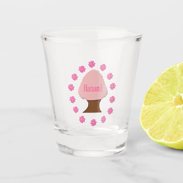 Verre A Shot Hanami Cerisier japonais (Devant)