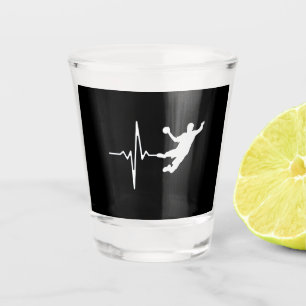 Verre A Shot Handball - Handball Player Heartbeat
