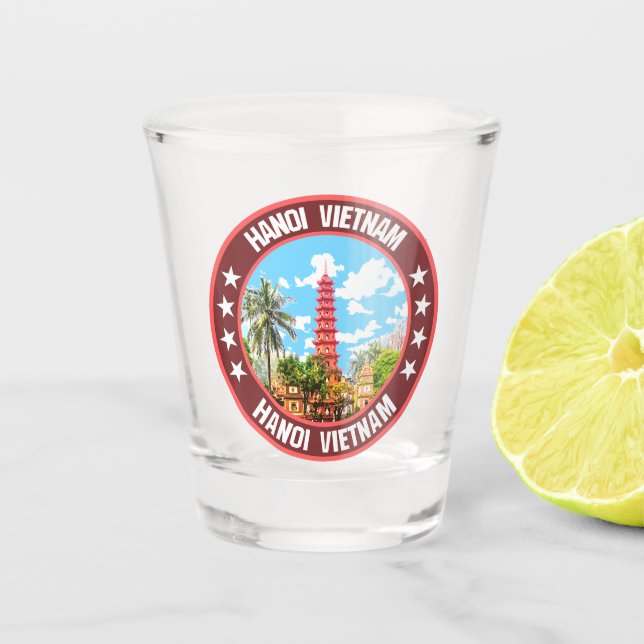 Verre A Shot Hanoi Vietnam (Devant)