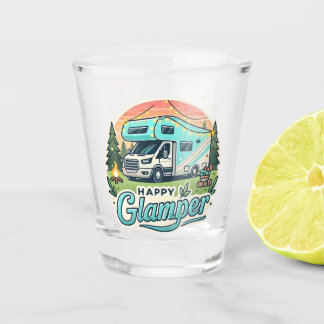 Verre A Shot Happy Glamper Shot Glass - Sip in Style