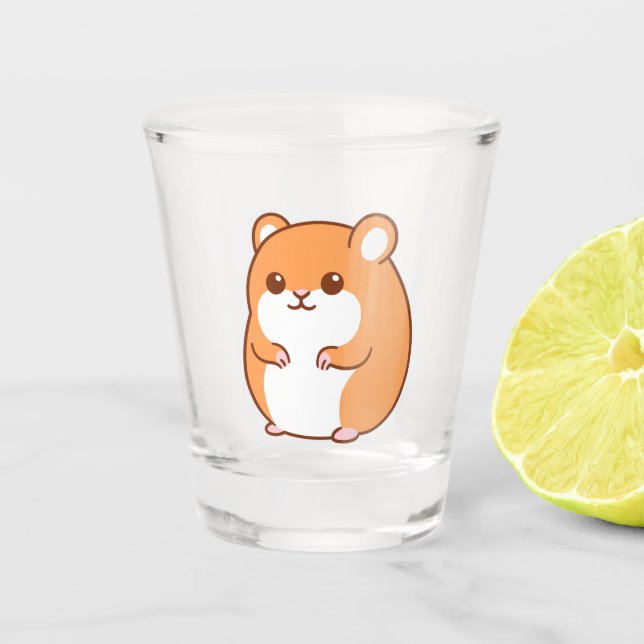Verre A Shot Happy Hamster Shot Glass (Devant)