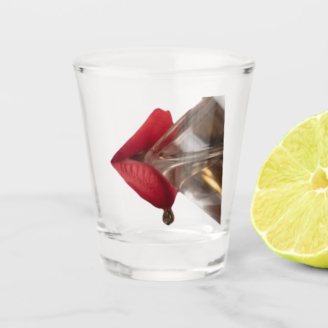 Verre A Shot Happy Hour en Rouge Écarlate (Devant)