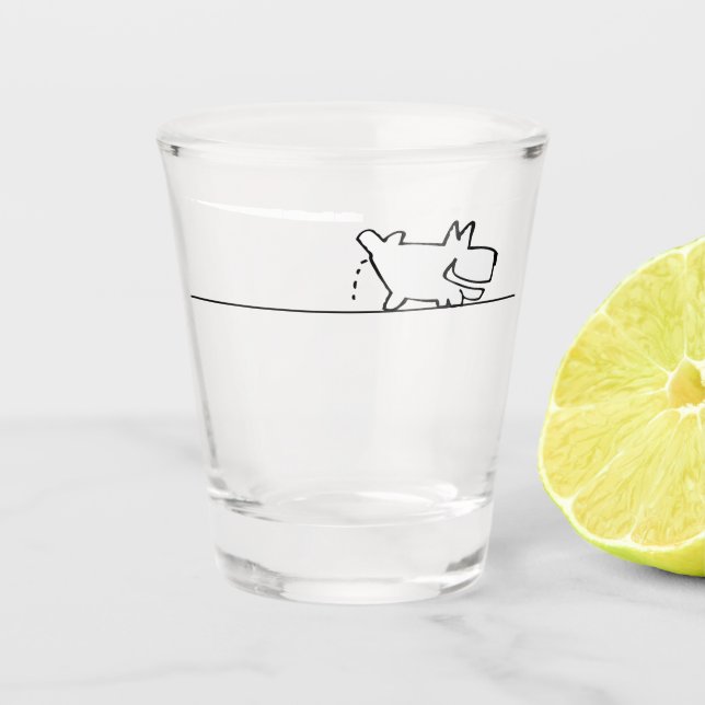 Verre A Shot happy time Glass (Devant)