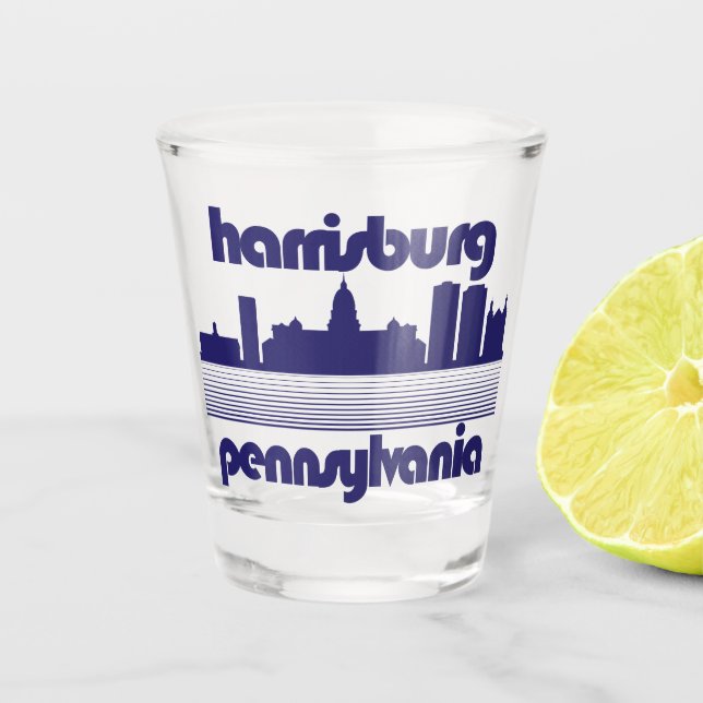 Verre A Shot Harrisburg, Pennsylvanie (Devant)