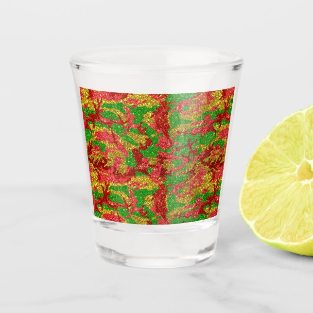 Verre A Shot Haus De Camo Gold Motif (Devant)