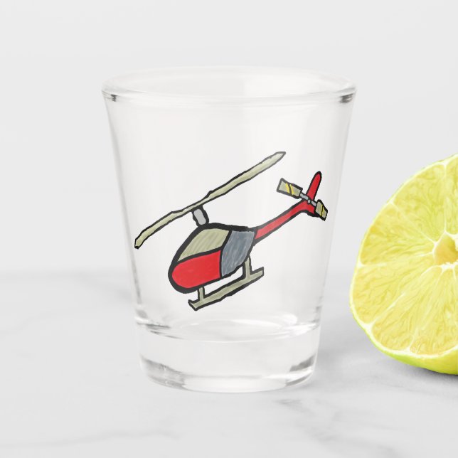 Verre A Shot Hélicoptère (Devant)