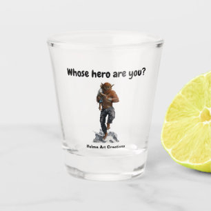 Verre A Shot Héros de Bugbear Secourir un Imaginaire d'enfant