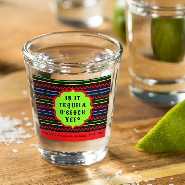 Verre A Shot Heure de la Tequila Personnalisée (Créateur téléchargé)