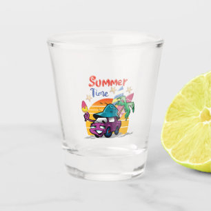 Verre A Shot Heure d'été