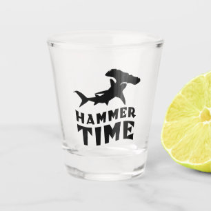 Verre A Shot Heure du marteau   Conception Pour Les Amateurs De
