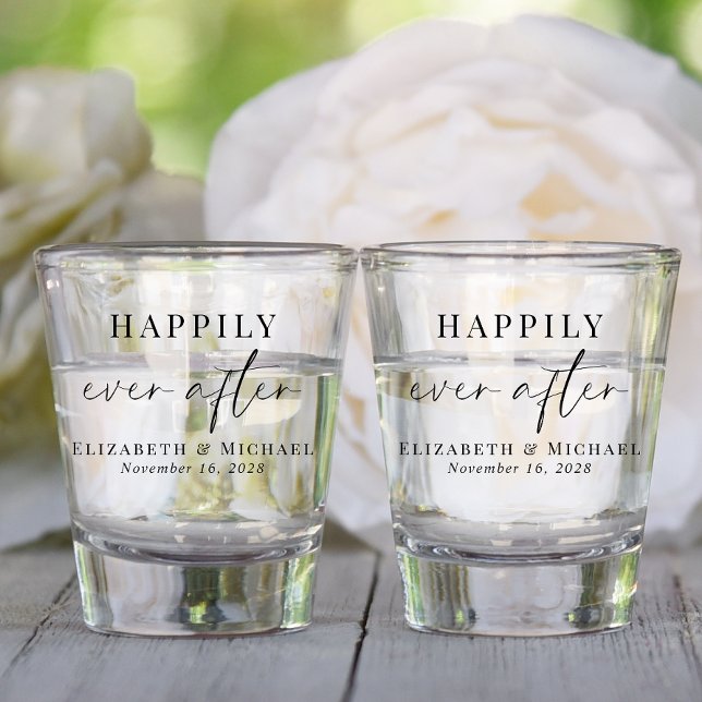 Verre A Shot Heureux toujours après Mariage (Créateur téléchargé)