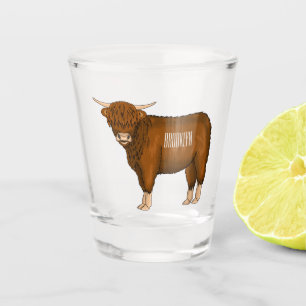 Verre A Shot Highland cow