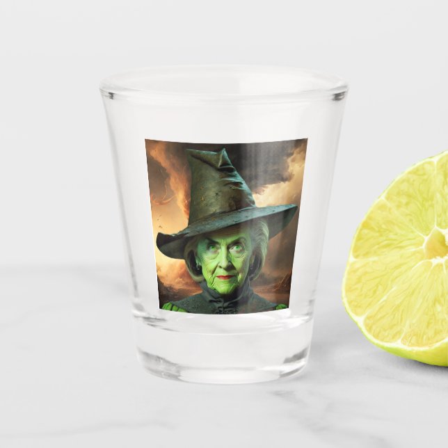 Verre A Shot Hillary Cinton Wicked Witch des Etats-Unis (Devant)
