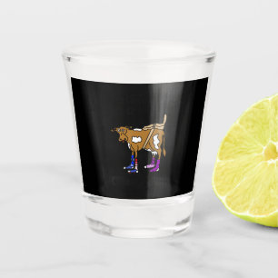 Verre A Shot Hillbilly Motorcycle Drôle Cadeau Vache Pour Vélos