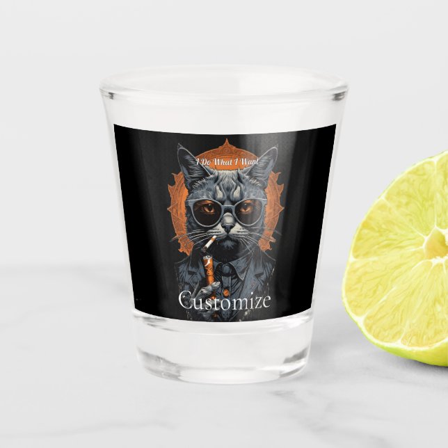 Verre A Shot Hip Cat cool Thunder_Cove (Devant)