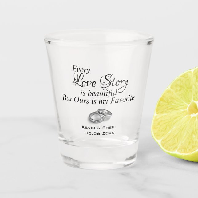 Verre A Shot Histoire d'amour (Devant)